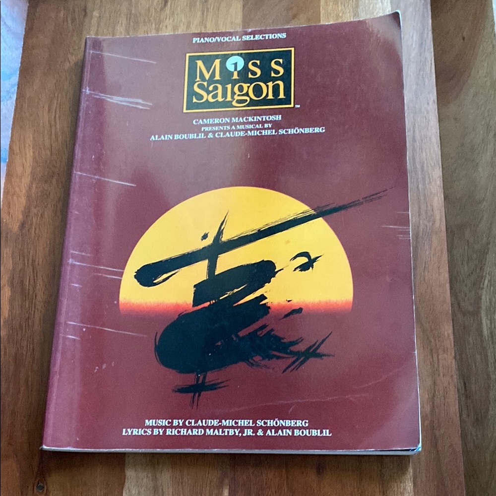 Miss Saigon Piano/Vocal Selections Book